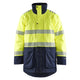 Blaklader 4527 Multinorm Winter Parka Hi Vis Yellow Navy Blue Main