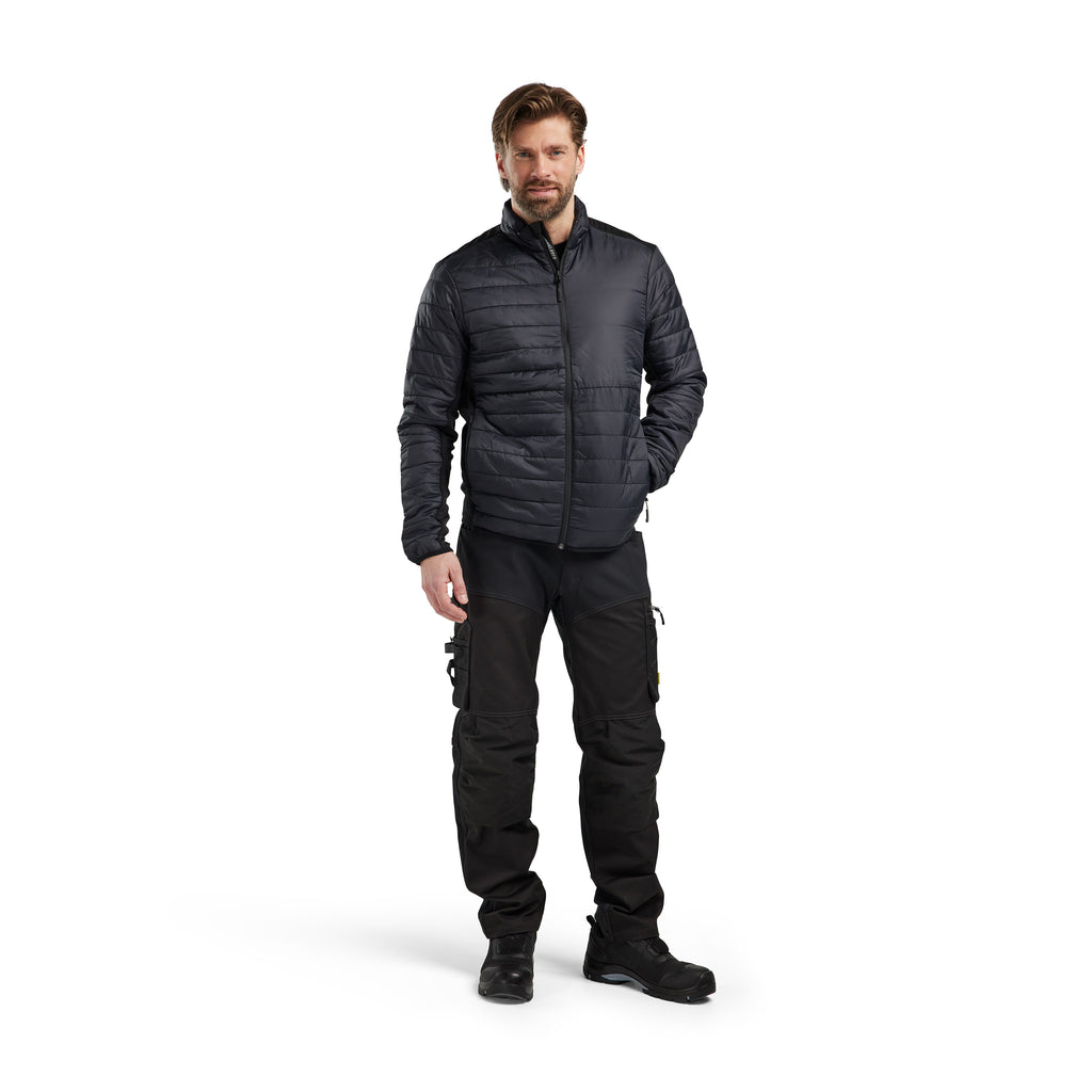 Blaklader 4710 Warm Lined Jacket Black Dark Grey Model