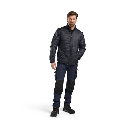 Blaklader 4710 Warm Lined Jacket Black Dark Navy Blue Model