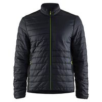 Blaklader 4710 Warm Lined Jacket Black Hi Vis Yellow Front