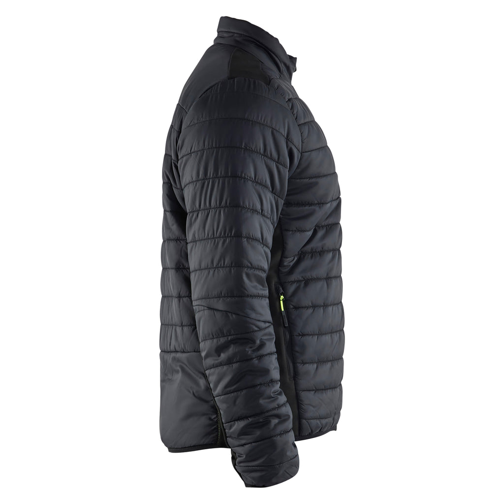 Blaklader 4710 Warm Lined Jacket Black Hi Vis Yellow Right