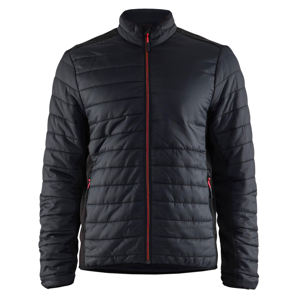 Blaklader 4710 Warm Lined Jacket Black Red Front
