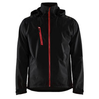 Blaklader 4749 Softshell Jacket Black Red Front