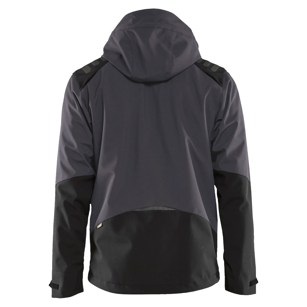 Blaklader 4749 Softshell Jacket Dark Grey Black Back