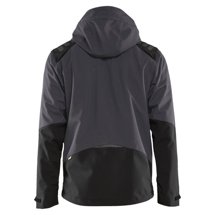 Blaklader 4749 Softshell Jacket Dark Grey Black Back