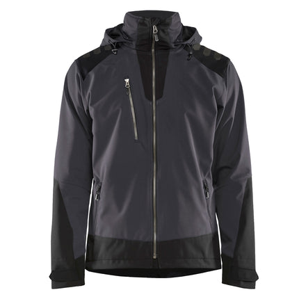 Blaklader 4749 Softshell Jacket Dark Grey Black Front