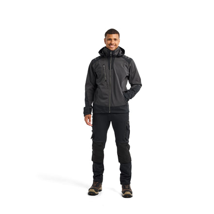 Blaklader 4749 Softshell Jacket Dark Grey Black Model