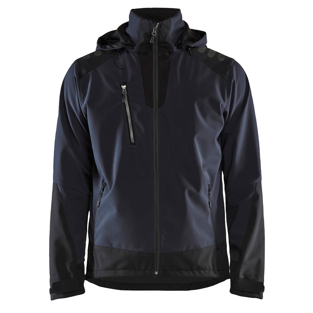 Blaklader 4749 Softshell Jacket Dark Navy Black Front