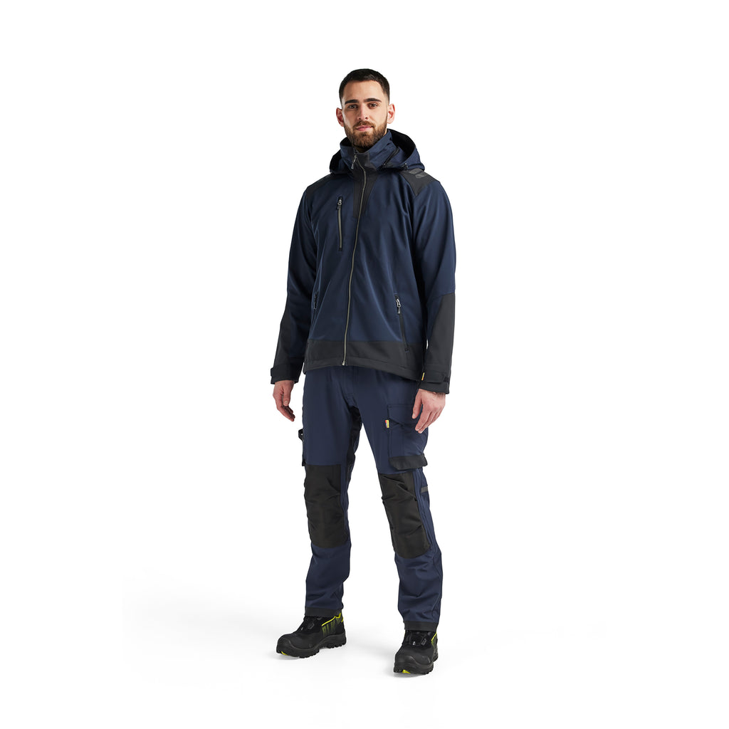 Blaklader 4749 Softshell Jacket Dark Navy Black Model