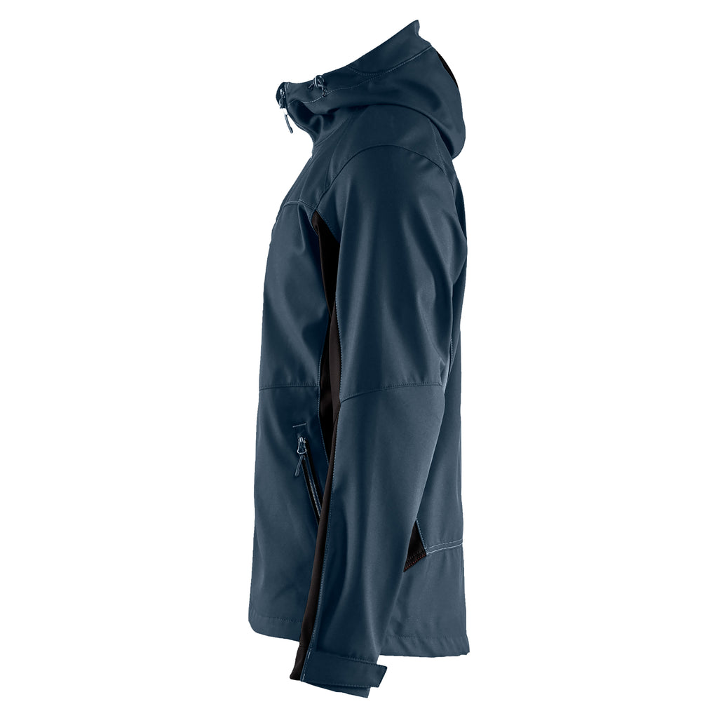 Blaklader 4753 Softshell Jacket With Hood Dark Navy Black Left