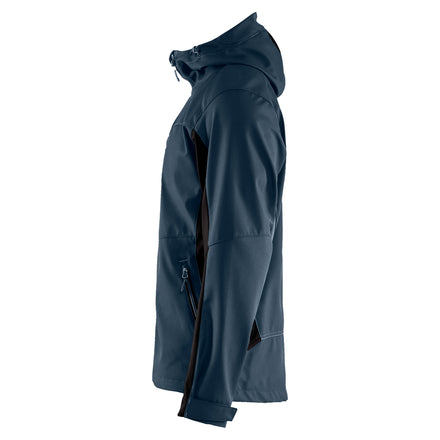 Blaklader 4753 Softshell Jacket With Hood Dark Navy Black Left