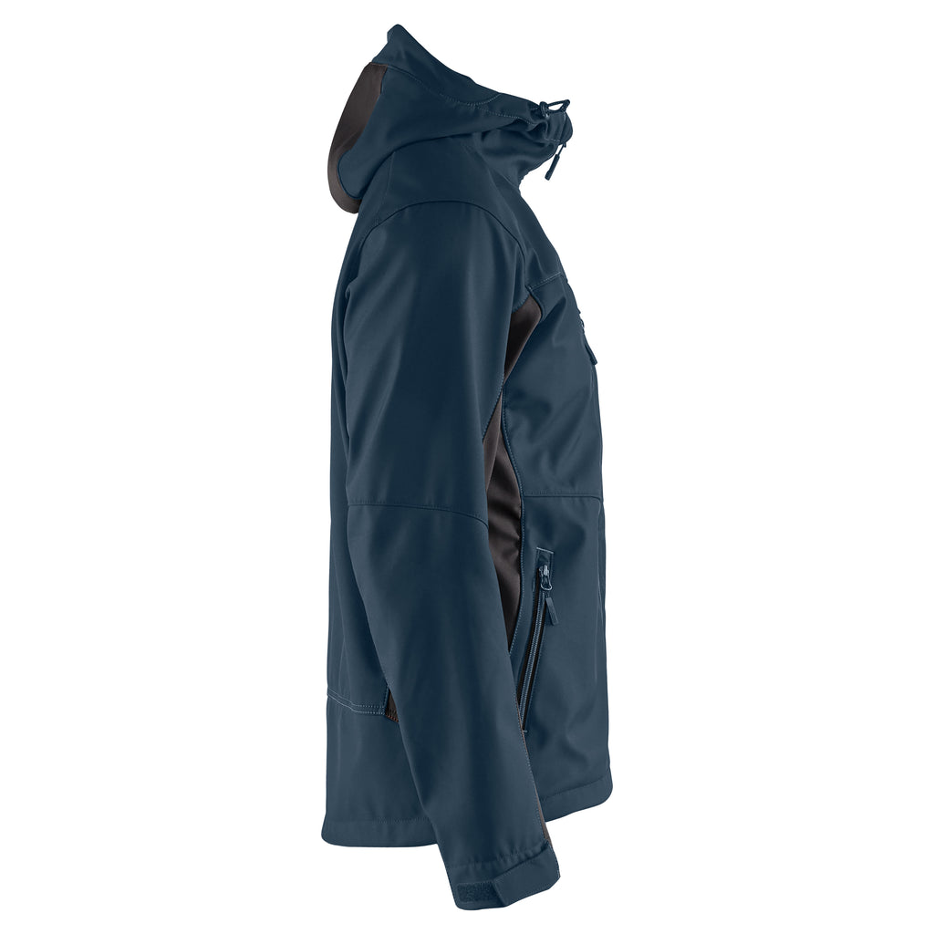 Blaklader 4753 Softshell Jacket With Hood Dark Navy Black Right