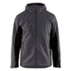 Blaklader 4753 Softshell Jacket With Hood Mid Grey Black Front