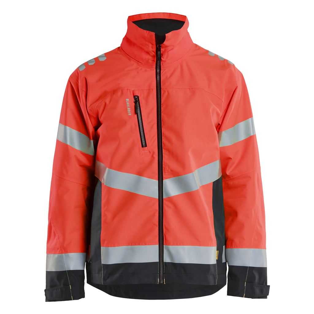 Blaklader 4760 Hi Vis Shell Jacket Hi Vis Red Black Main