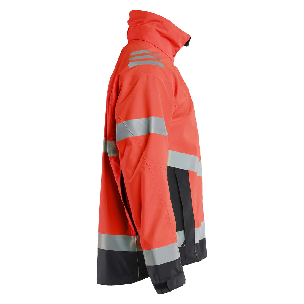 Blaklader 4760 Hi Vis Shell Jacket Hi Vis Red Black Right