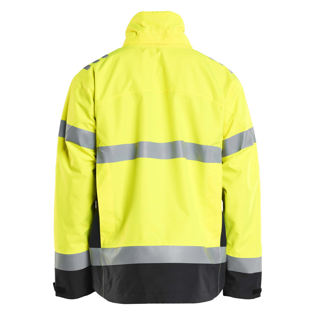 Blaklader 4760 Hi Vis Shell Jacket Hi Vis Yellow Black Back