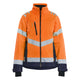 Blaklader 4761 Womens Hi Vis Shell Jacket Hi Vis Orange Navy Blue Main