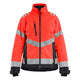 Blaklader 4762 Womens Lightweight Lined Winter Jacket Hi Vis Hi Vis Orange Black Front