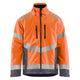 Blaklader 4780 Hi Vis Lightweight Lined Winter Jacket Hi Vis Orange Grey Main