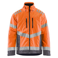 Blaklader 4780 Hi Vis Lightweight Lined Winter Jacket Hi Vis Orange Grey Main