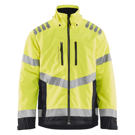 Blaklader 4780 Hi Vis Lightweight Lined Winter Jacket Hi Vis Yellow Black Main