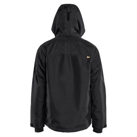 Blaklader 4790 Shell Jacket Black Back Hood Up