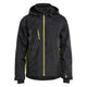 Blaklader 4790 Shell Jacket Black Hi Vis Yellow Front