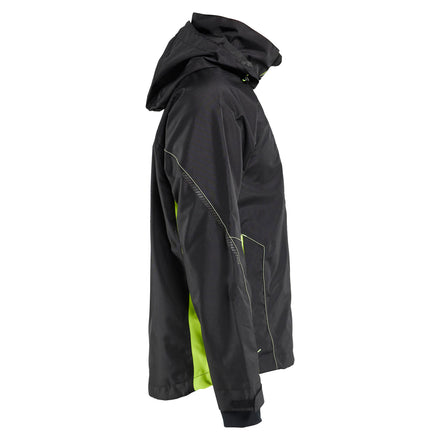 Blaklader 4790 Shell Jacket Black Hi Vis Yellow Right