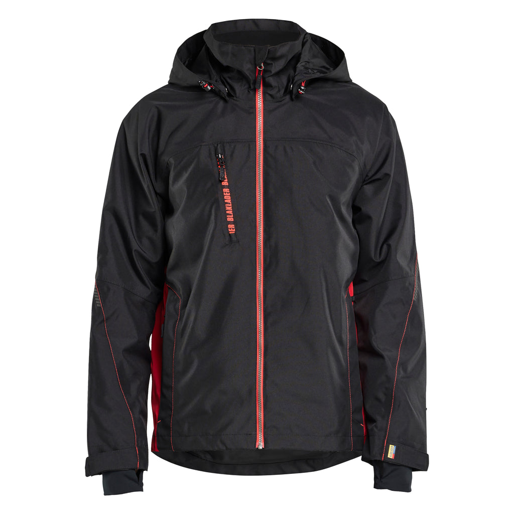 Blaklader 4790 Shell Jacket Black Red Front