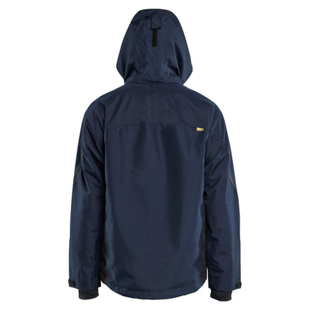 Blaklader 4790 Shell Jacket Dark Navy Black Back Hood Up