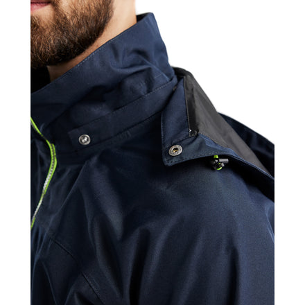 Blaklader 4790 Shell Jacket Dark Navy Blue Hi Vis Yellow Feature 2