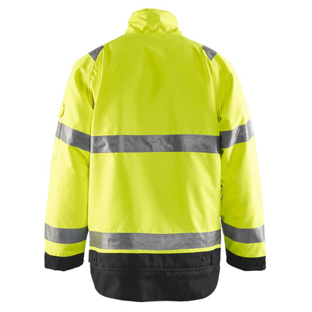 Blaklader 4827 Hi Vis Winter Jacket Hi Vis Yellow Black Back