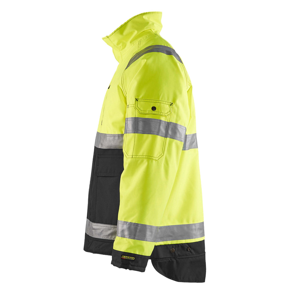 Blaklader 4827 Hi Vis Winter Jacket Hi Vis Yellow Black Left