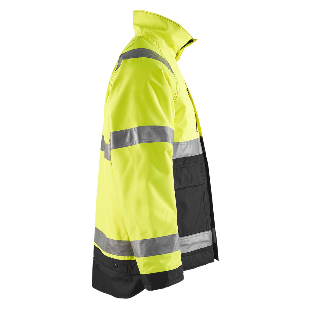 Blaklader 4827 Hi Vis Winter Jacket Hi Vis Yellow Black Right