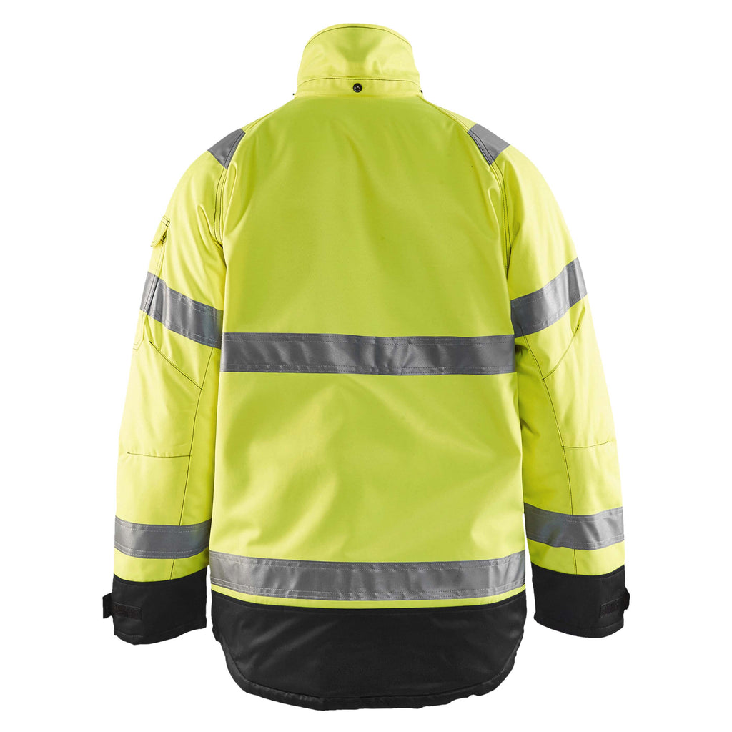 Blaklader 4828 Hi Vis Winter Jacket Hi Vis Yellow Black Back