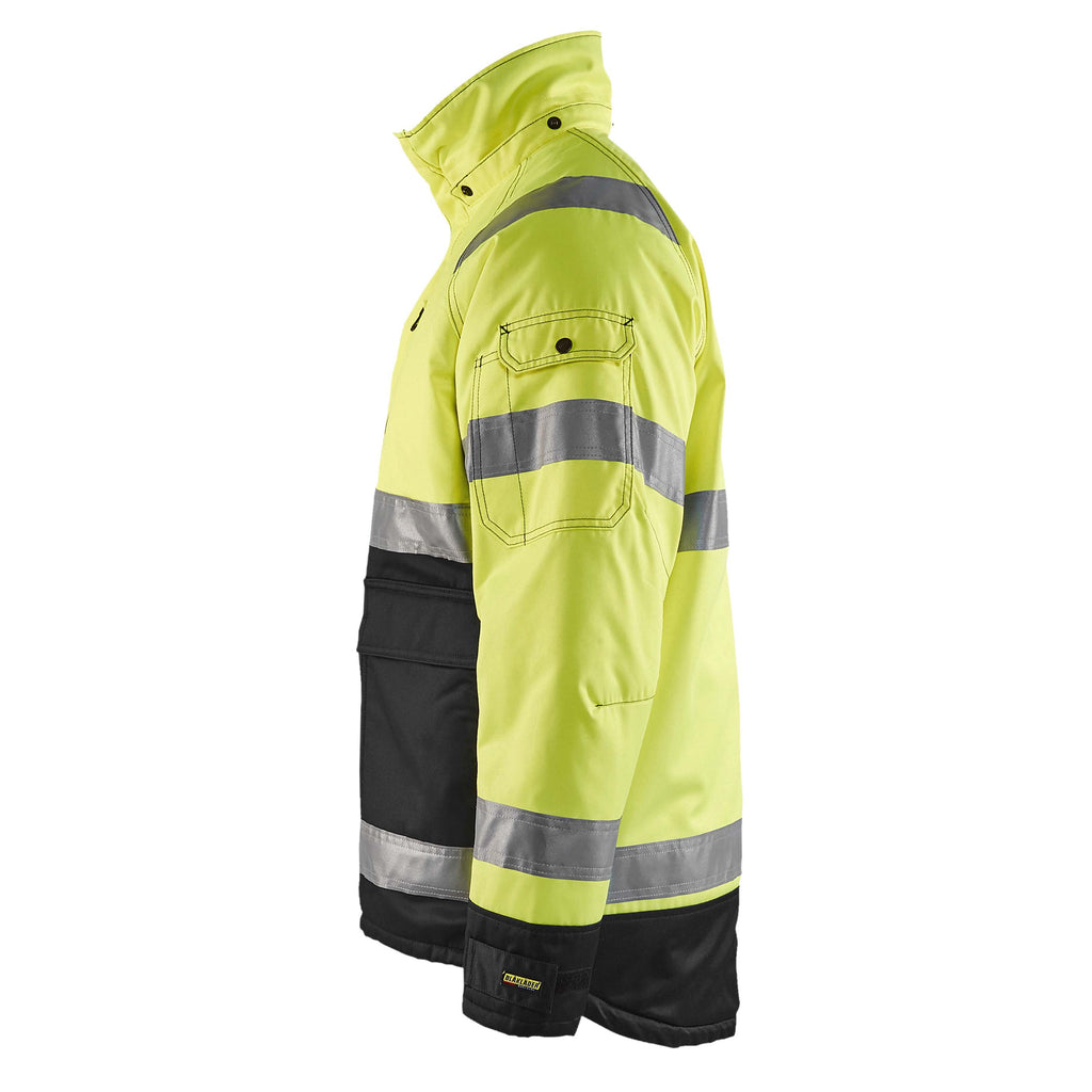 Blaklader 4828 Hi Vis Winter Jacket Hi Vis Yellow Black Left