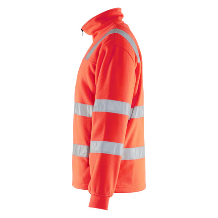 Blaklader 4833 Hi Vis Fleece Jacket Hi Vis Red Left