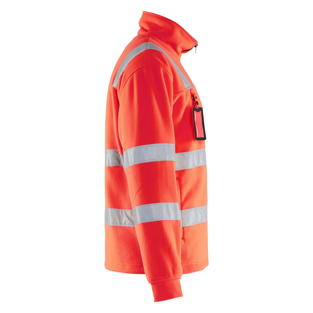 Blaklader 4833 Hi Vis Fleece Jacket Hi Vis Red Right