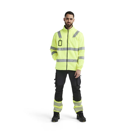 Blaklader 4833 Hi Vis Fleece Jacket Hi Vis Yellow Model