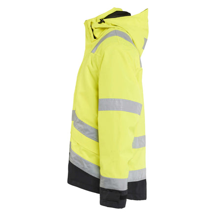 Blaklader 4837 Hi Vis Waterproof Jacket Hi Vis Yellow Black Left