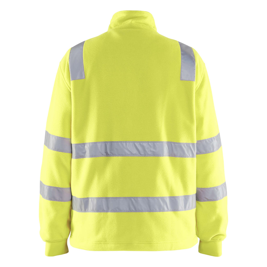 Blaklader 4853 Hi Vis Fleece Jacket Hi Vis Yellow Back