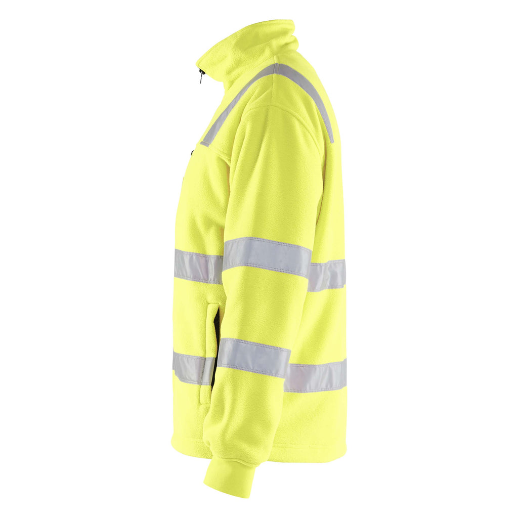 Blaklader 4853 Hi Vis Fleece Jacket Hi Vis Yellow Left