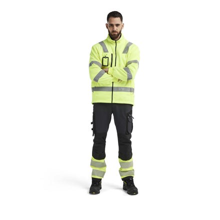 Blaklader 4853 Hi Vis Fleece Jacket Hi Vis Yellow Model