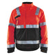 Blaklader 4862 Hi Vis Winter Jacket Hi Vis Red Black Main