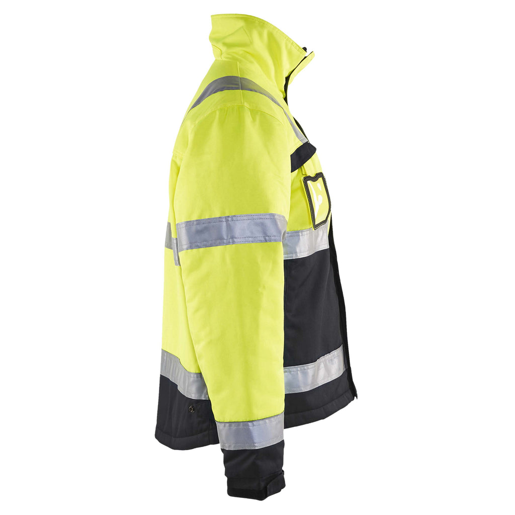 Blaklader 4862 Hi Vis Winter Jacket Hi Vis Yellow Black Right