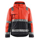 Blaklader 4870 Hi Vis Winter Jacket Hi Vis Red Black Main