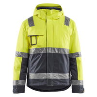 Blaklader 4870 Hi Vis Winter Jacket Hi Vis Yellow Grey Main