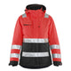 Blaklader 4872 Womens Hi Vis Winter Jacket Hi Vis Red Black Main