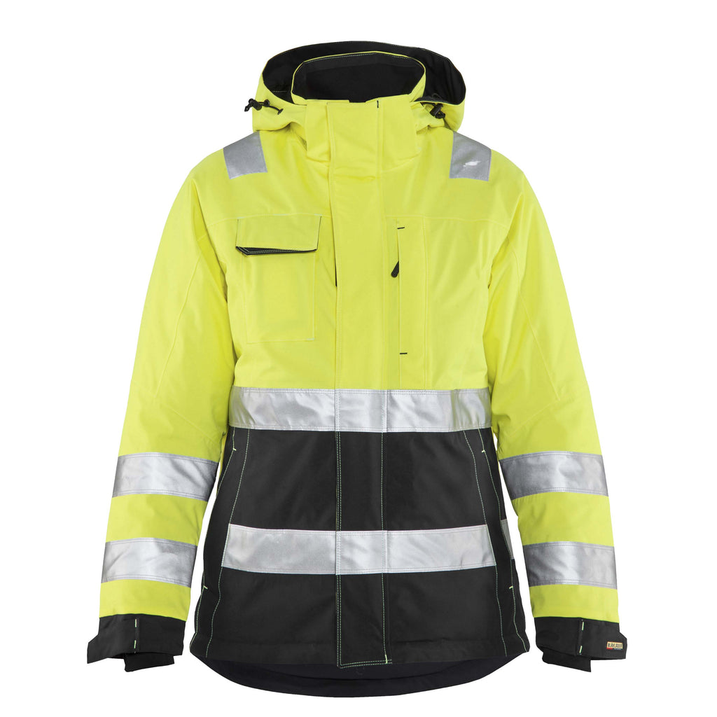 Blaklader 4872 Womens Hi Vis Winter Jacket Hi Vis Yellow Black Main