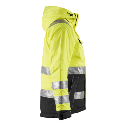 Blaklader 4872 Womens Hi Vis Winter Jacket Hi Vis Yellow Black Right